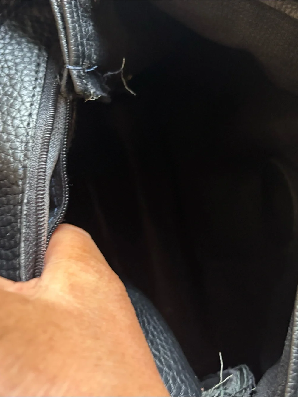 Harley-Davidson Black Pebble Leather Logo Backpack